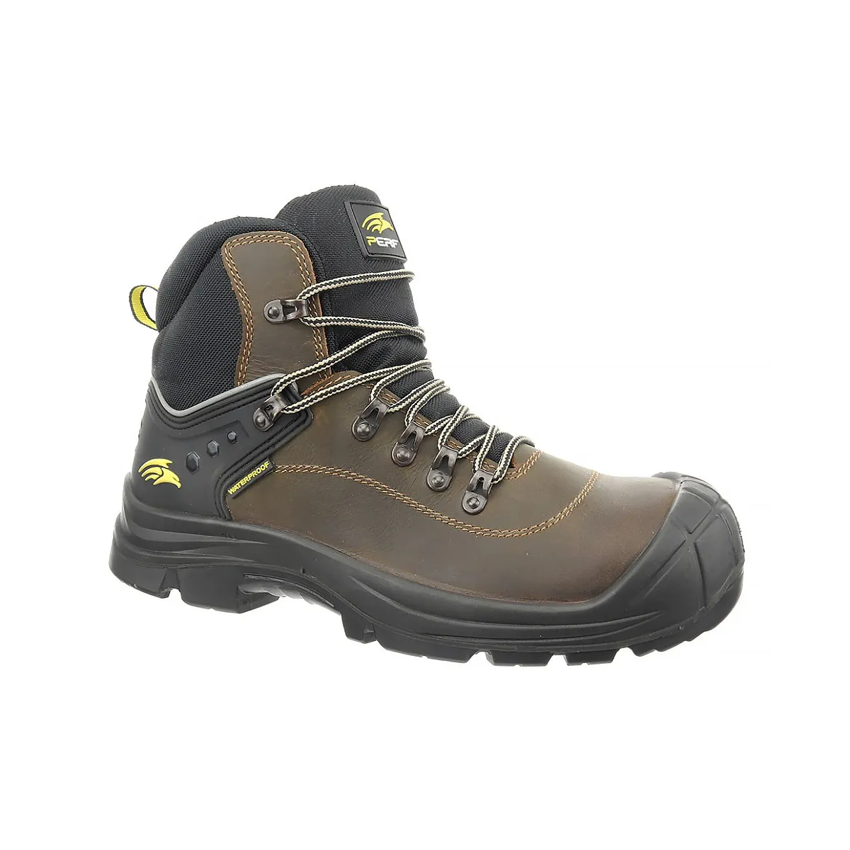 Perf Huron Torsion Pro Waterproof Safety Hiker — Brown